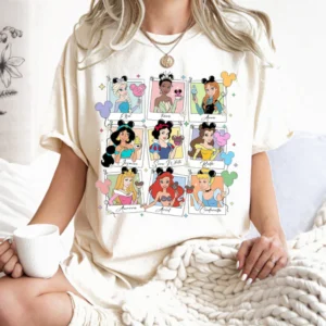 Camiseta Unissex Feminino Disney Princess Disneyworld Girls Trip Streetwear Algodão Premium