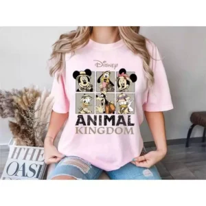 Camiseta Disney Animal Kingdom - [Exclusiva] blusa mickey estampada casual camisa viagem disney