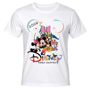 Camiseta Disney personalizada 100% algodão envio rápido