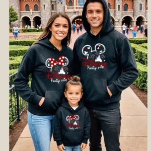 Moletom Disney Família Viagem Orlando Paris Parque Disney Mickey Minnie Infantil Adulto Plus Size